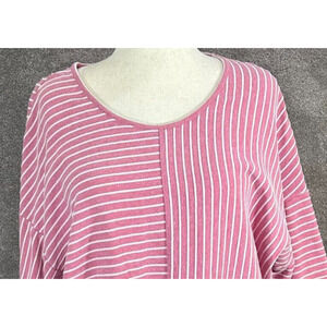 Striped Pink Women's Top